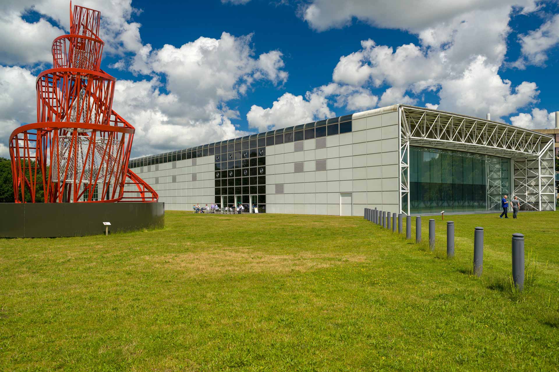 Sainsbury_Centre_exterior_ north_with_Tatlins_Tower_photo_ Andy_Crouch
