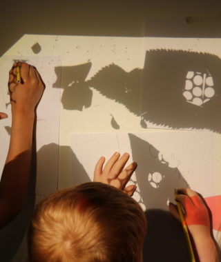 School children in the Sainsbury Centre learning studio