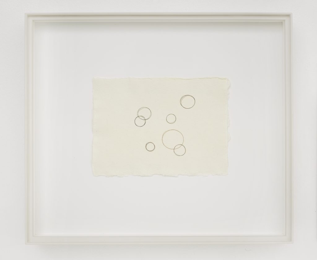 Work on paper by Mona Hatoum depicting circles