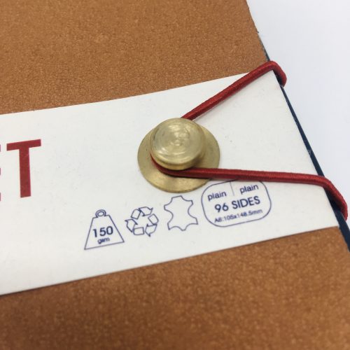 Pocket Leather Bound Sketchbook with Pencil