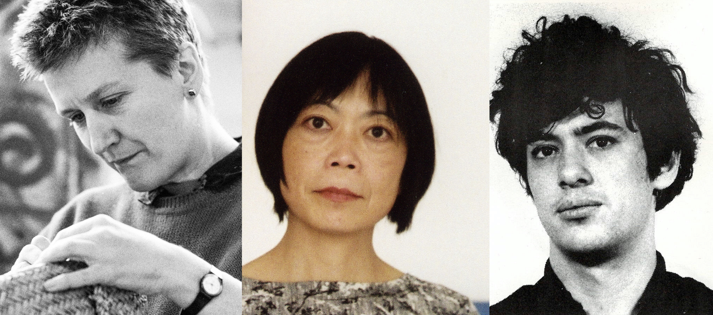 Portraits of artists Alison Britton, Leiko Ikemura and Julian Stair