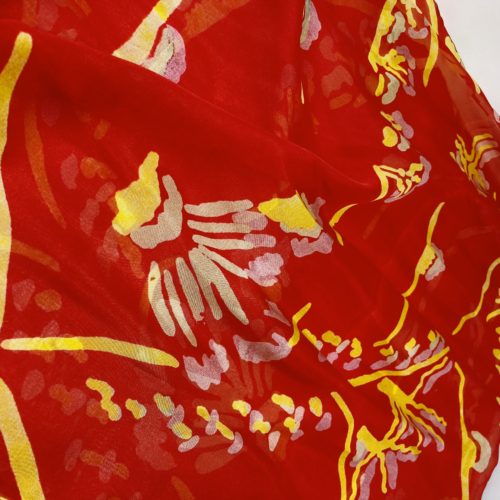 Art Deco ‘Cryséde’ Silk Scarf – ‘Penberth Farm’