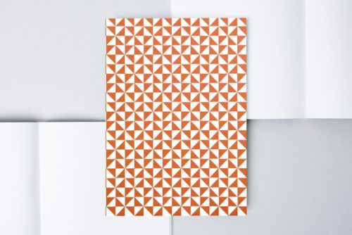 Ola A5 Lined Notebook - Red Kaffe print