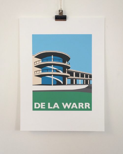 DE LA WARR Pavilion Travel Poster