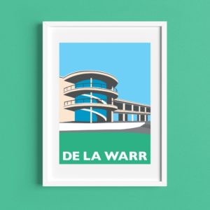 DE LA WARR Pavilion Travel Poster