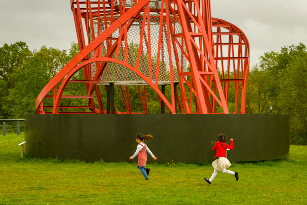 Children in the Sculpture Park (2)