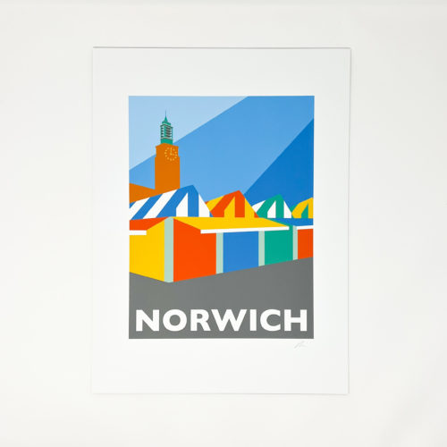 Norwich Market Print