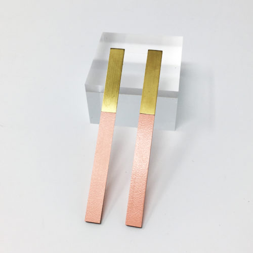 Form Bar Blush Earrings