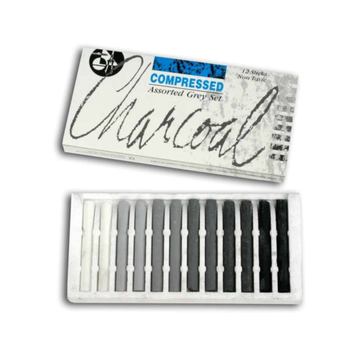 Jakar Compressed Charcoal in Assorted Greys