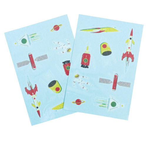 Space Age Temporary Tattoos