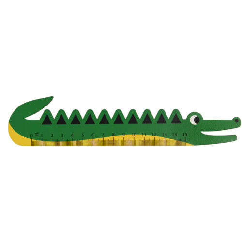 Crocodile Wooden Ruler