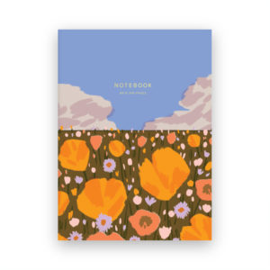 Poppy Fields Notebook