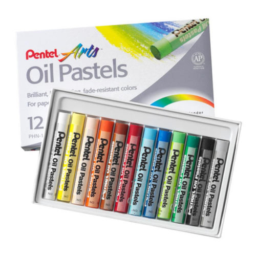 Set of 12 Pentel Oil Pastels