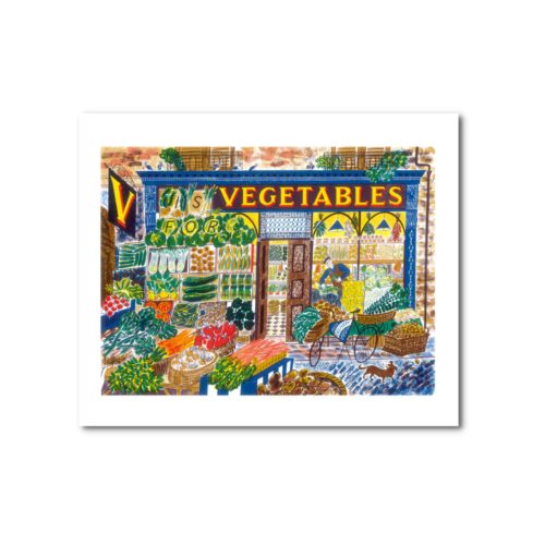 V is for Vegetables Card