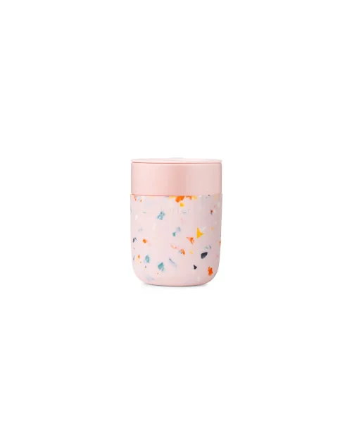 12oz Ceramic Mug in Blush Terrazzo
